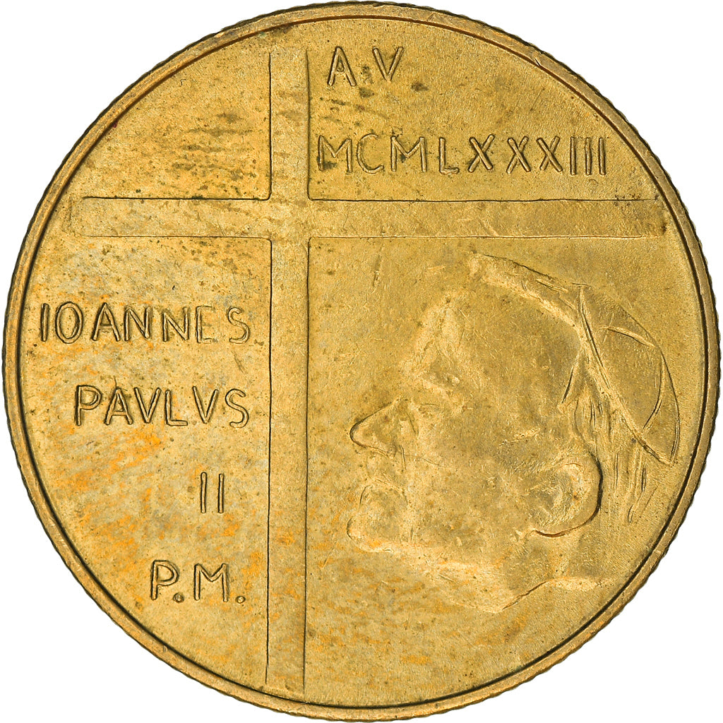 Monnaie, Cité du Vatican, John Paul II, 200 Lire, 1983, Roma, TB+
