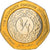 Münze, Jordan, Abdullah II, 1/2 Dinar, 2000, UNZ, Bi-Metallic, KM:79