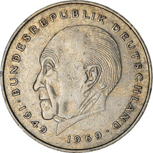 Coin, GERMANY - FEDERAL REPUBLIC, 2 Mark, 1977, Karlsruhe, EF(40-45)
