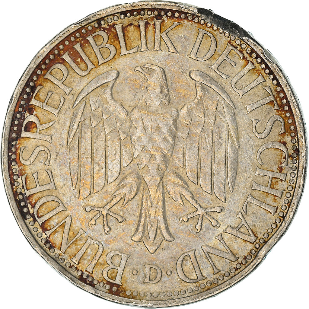 Munten, Federale Duitse Republiek, Mark, 1976, Munich, ZG+, Copper-nickel