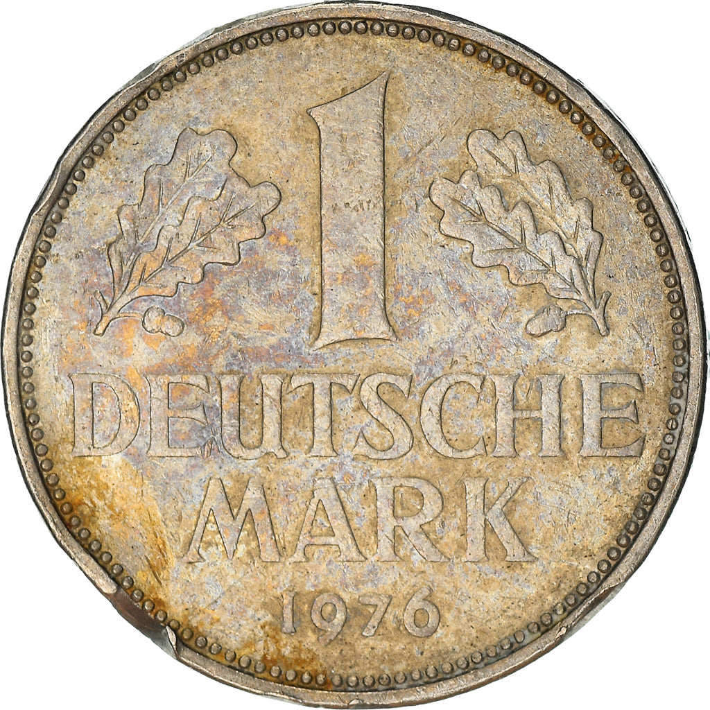 Munten, Federale Duitse Republiek, Mark, 1976, Munich, ZG+, Copper-nickel