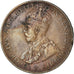 Münze, Australien, George V, Penny, 1922, Melbourne, S+, Bronze, KM:23