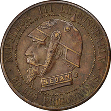 Francia, 5 Centimes, 1870, BB, Bronzo