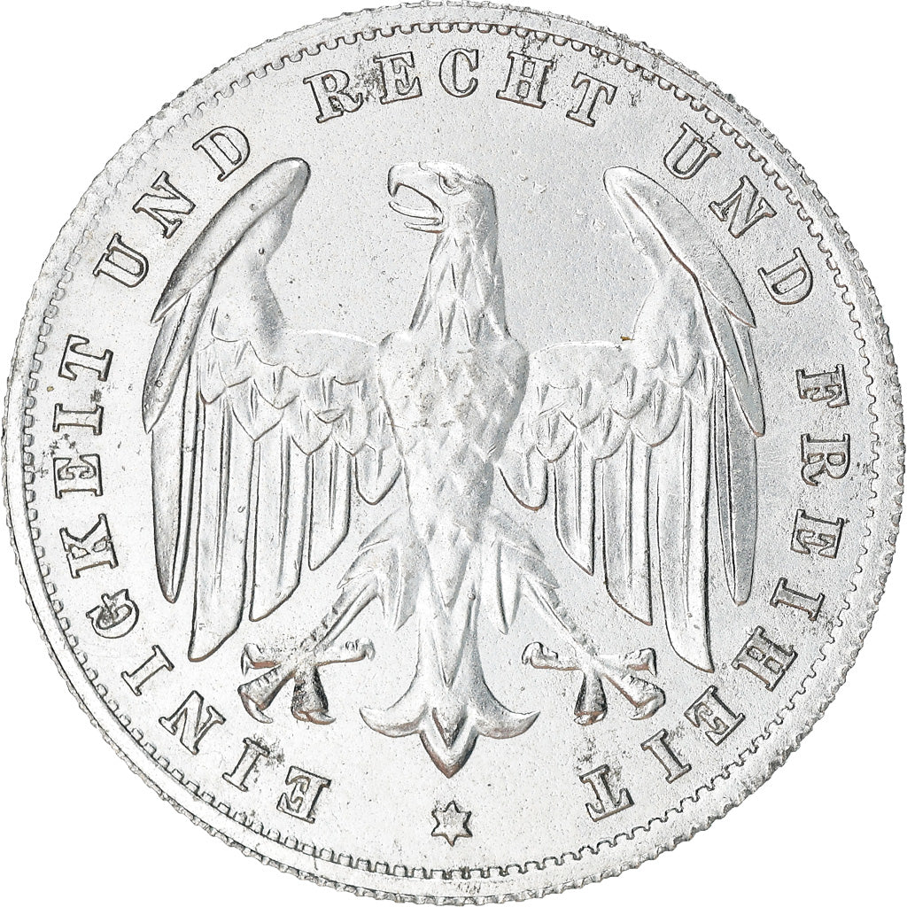 Coin, GERMANY, WEIMAR REPUBLIC, 500 Mark, 1923, Berlin, VF(20-25), Aluminum