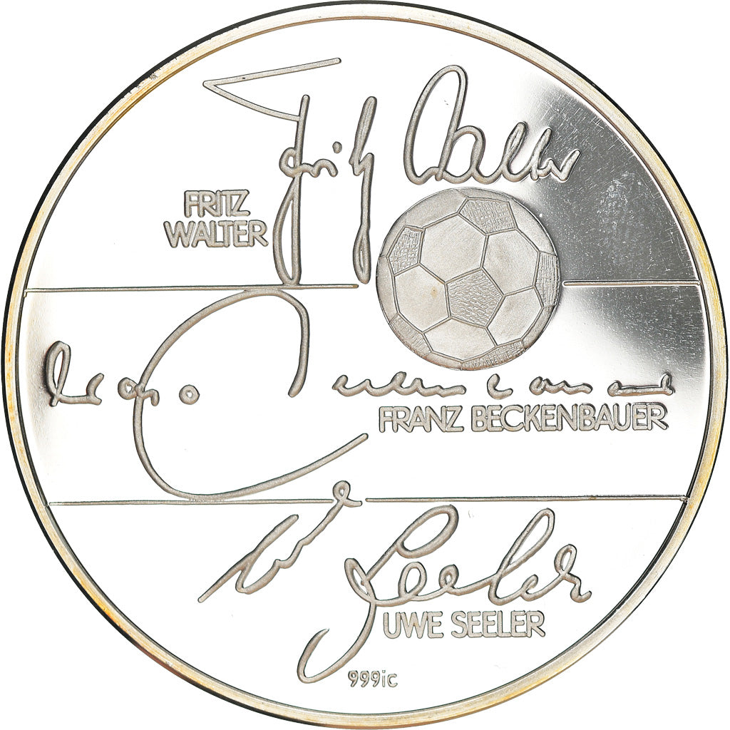 Germany, Token, Fritz Walter Franz Beckenbauer Uwe Seeler, BE, MS(63), Silver
