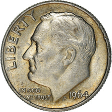 Münze, Vereinigte Staaten, Roosevelt Dime, Dime, 1964, U.S. Mint, Philadelphia