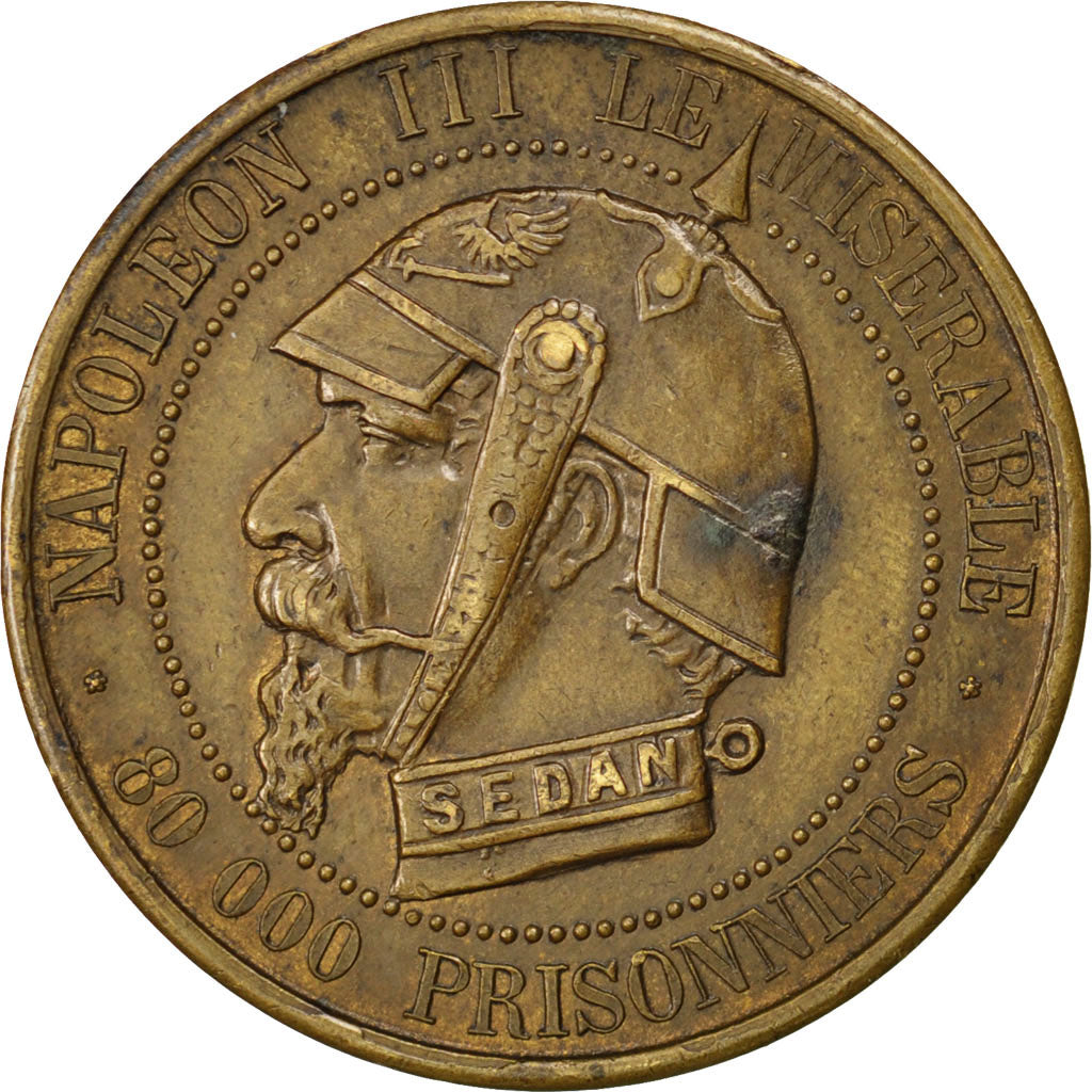 Francia, 5 Centimes, 1870, BB, Bronzo