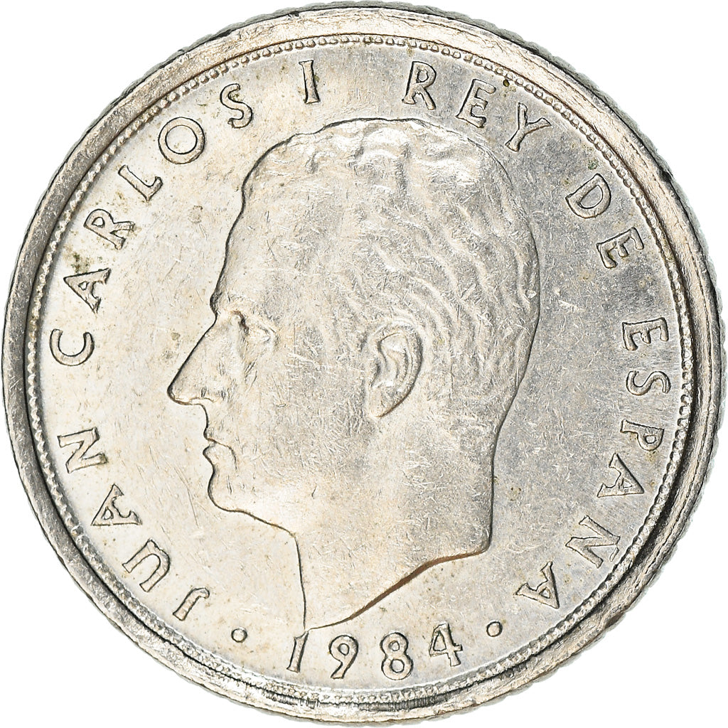 Moneda, España, Juan Carlos I, 10 Pesetas, 1984, MBC, Cobre - níquel, KM:827