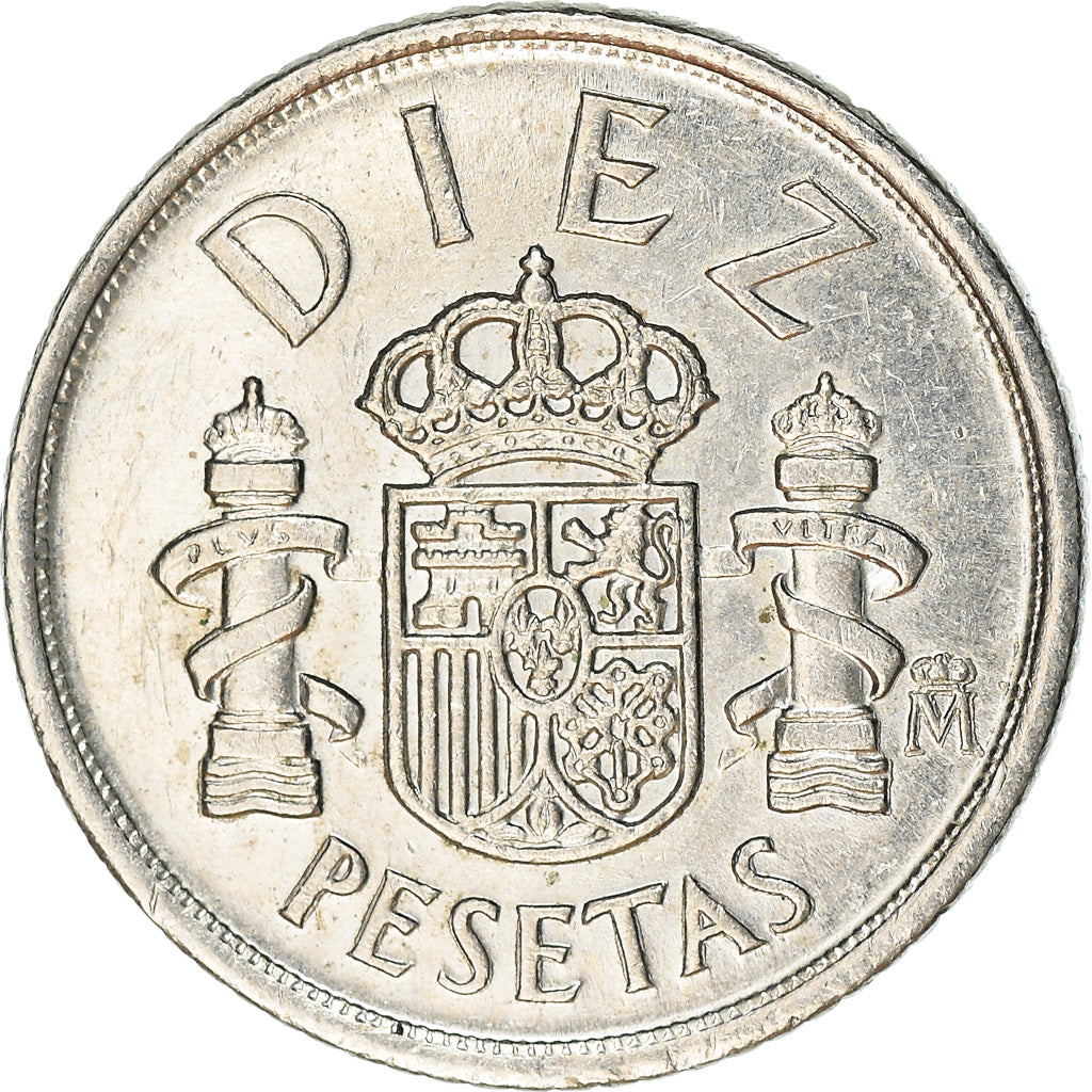 Moneda, España, Juan Carlos I, 10 Pesetas, 1984, MBC, Cobre - níquel, KM:827