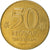 Munten, Israël, 50 Sheqalim, 1985, FR+, Aluminum-Bronze, KM:139