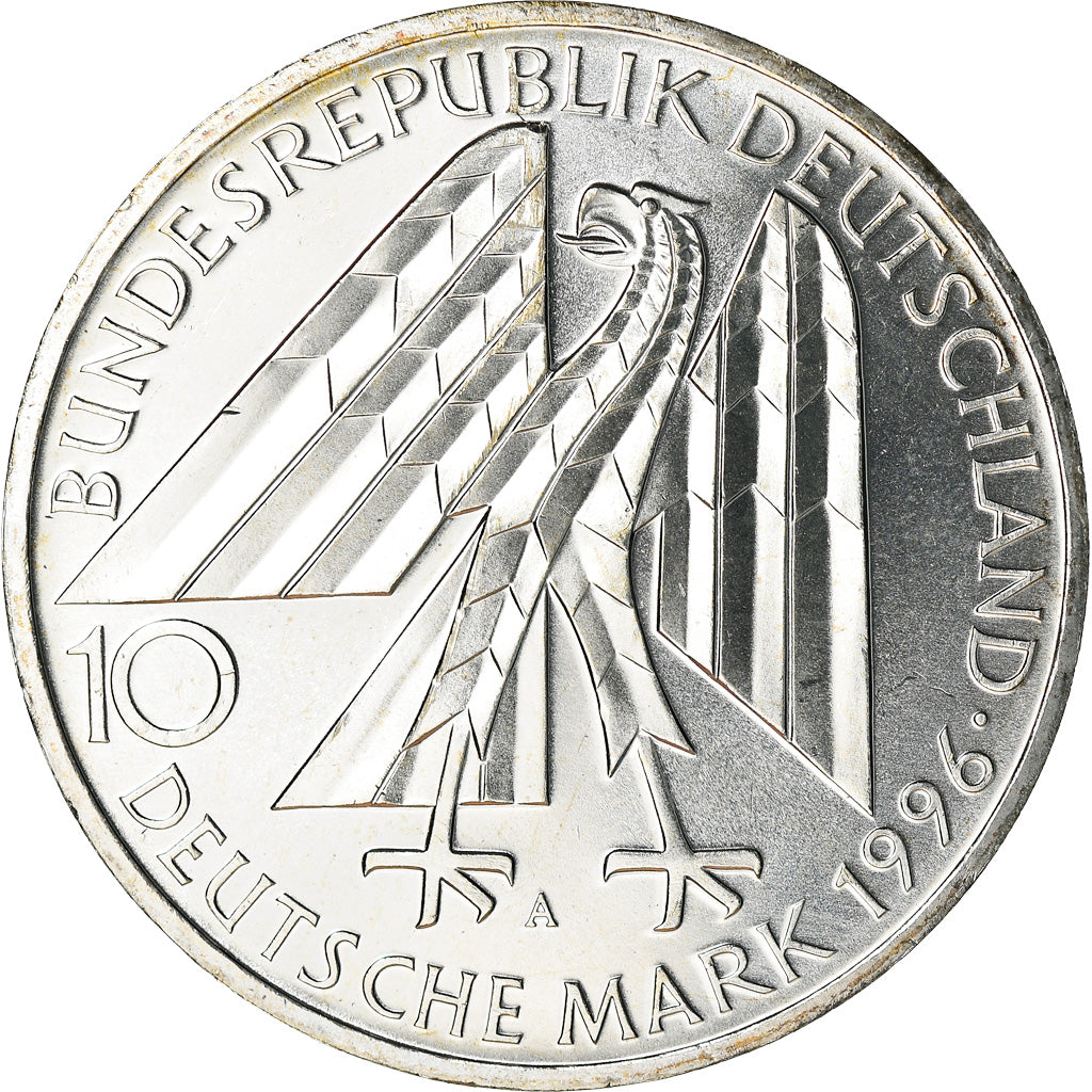 Coin, GERMANY - FEDERAL REPUBLIC, 10 Mark, 1996, Berlin, Germany, MS(65-70)