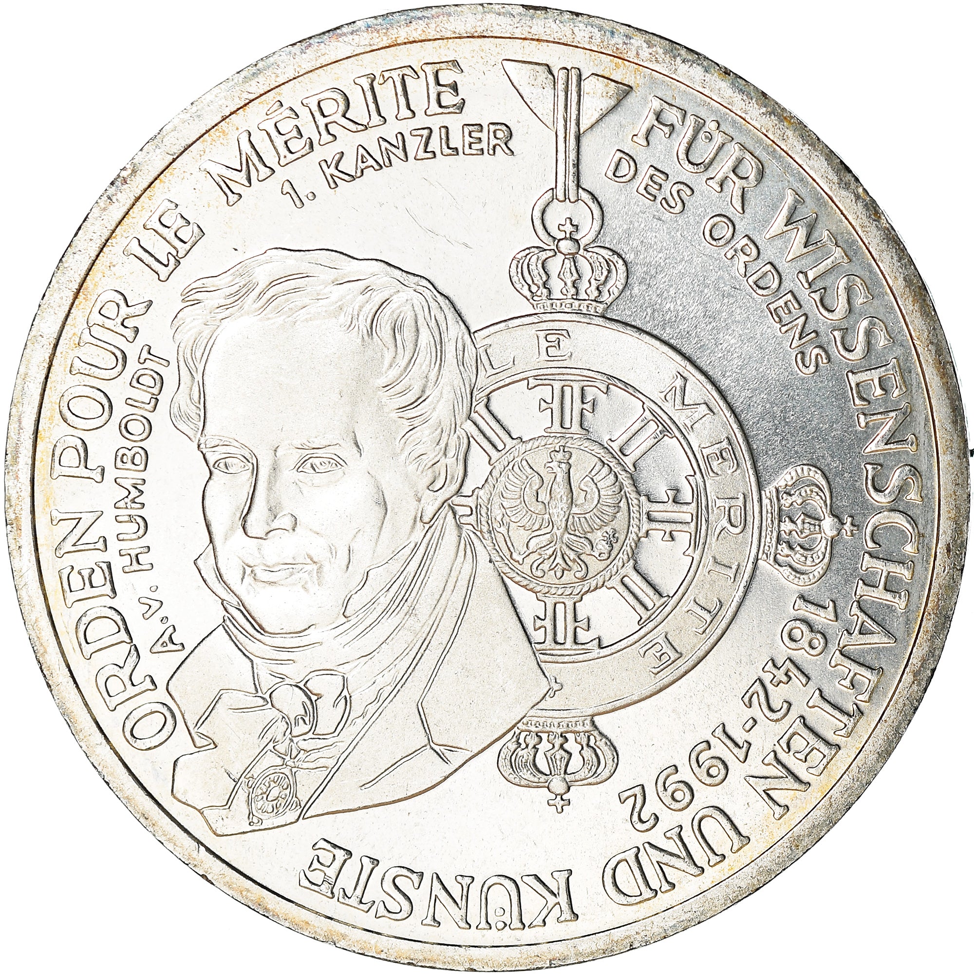 Coin, GERMANY - FEDERAL REPUBLIC, 10 Mark, 1992, Munich, Germany, MS(65-70)