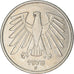 Moneta, GERMANIA - REPUBBLICA FEDERALE, 5 Mark, 1978, Stuttgart, MB+, Nichel