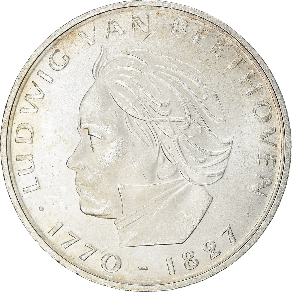 Moeda, ALEMANHA - REPÚBLICA FEDERAL, 5 Mark, 1970, Stuttgart, Germany