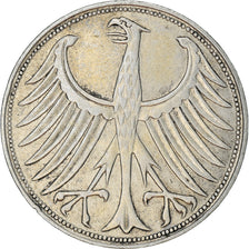 Coin, GERMANY - FEDERAL REPUBLIC, 5 Mark, 1951, Munich, EF(40-45), Silver