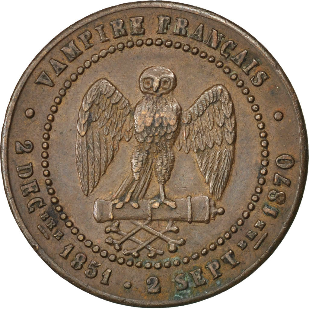 Francia, 5 Centimes, 1870, BB, Bronzo