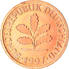 Moneta, GERMANIA - REPUBBLICA FEDERALE, Pfennig, 1997, Hambourg, BE, SPL