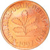 Moneta, Niemcy - RFN, Pfennig, 1997, Karlsruhe, BE, MS(63), Miedź platerowana