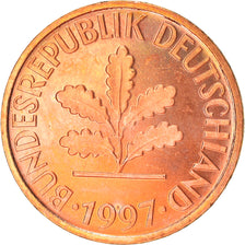 Moneta, GERMANIA - REPUBBLICA FEDERALE, Pfennig, 1997, Stuttgart, BE, SPL