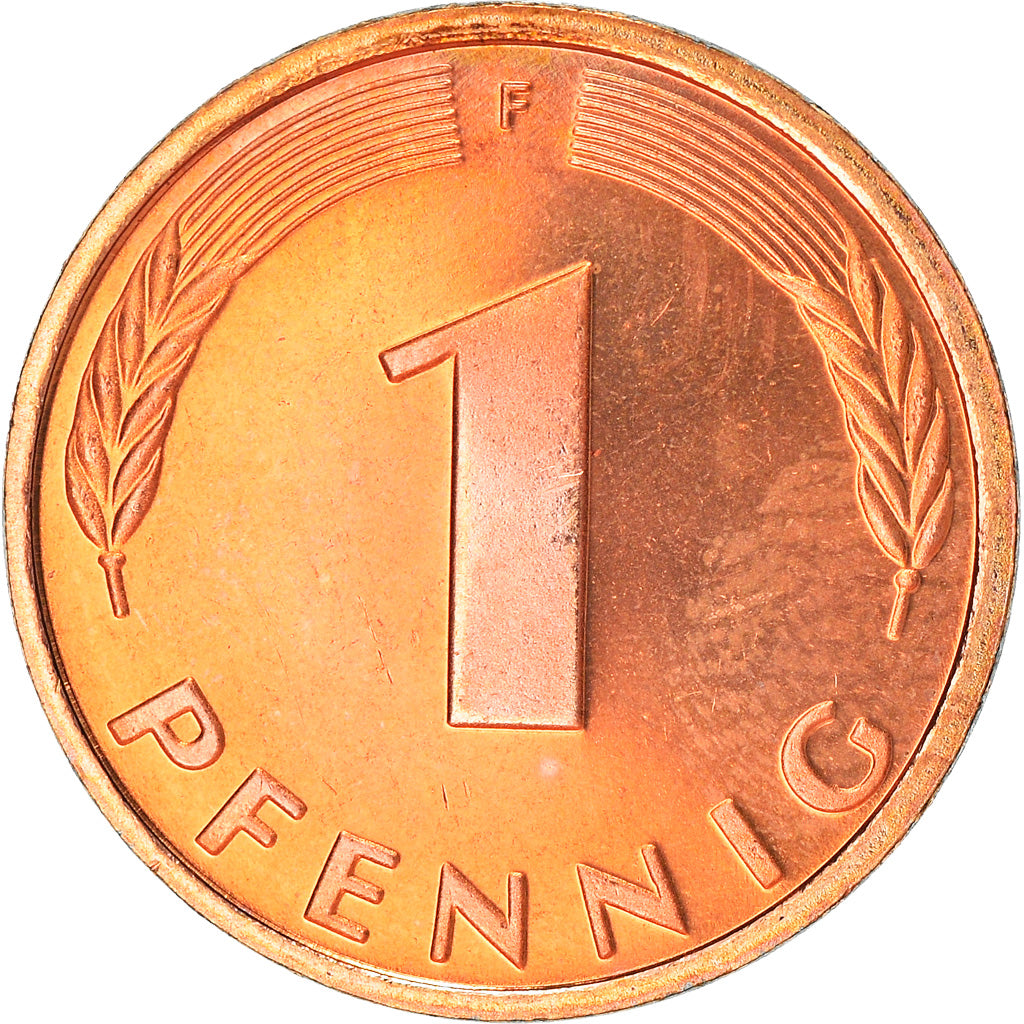 Moneta, GERMANIA - REPUBBLICA FEDERALE, Pfennig, 1997, Stuttgart, BE, SPL