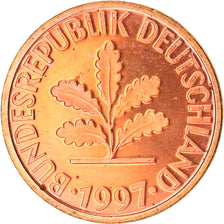 Moneta, GERMANIA - REPUBBLICA FEDERALE, Pfennig, 1997, Berlin, BE, SPL, Acciaio