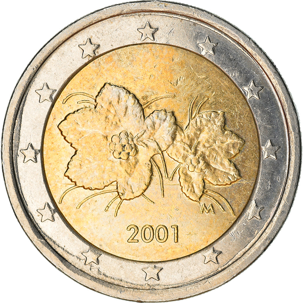 Finland, 2 Euro, 2001, Vantaa, EF(40-45), Bi-Metallic, KM:105