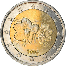 Finlandia, 2 Euro, 2003, Vantaa, EF(40-45), Bimetaliczny, KM:105
