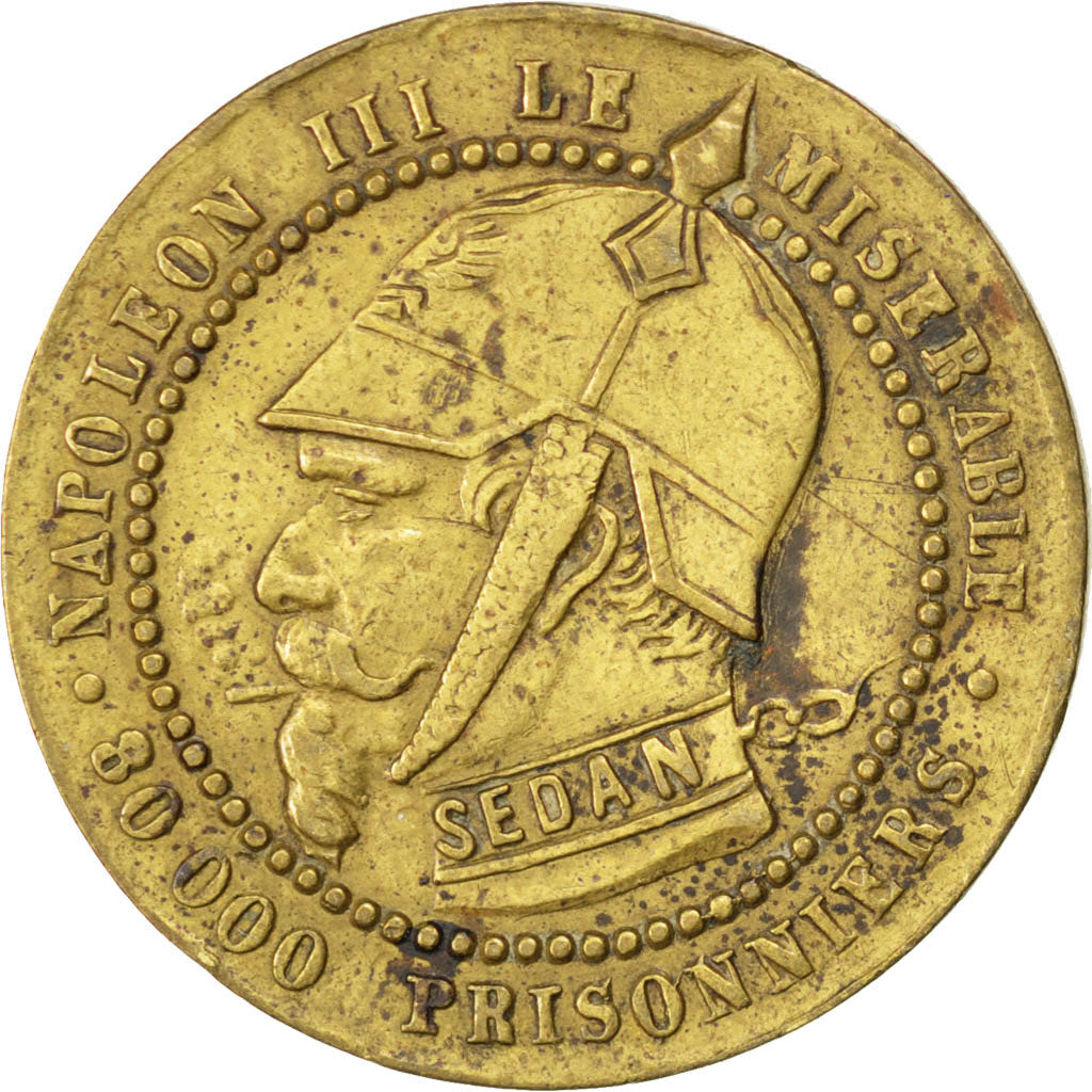 Francia, 5 Centimes, 1870, BB, Ottone