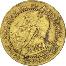 Francia, 5 Centimes, 1870, BB, Ottone