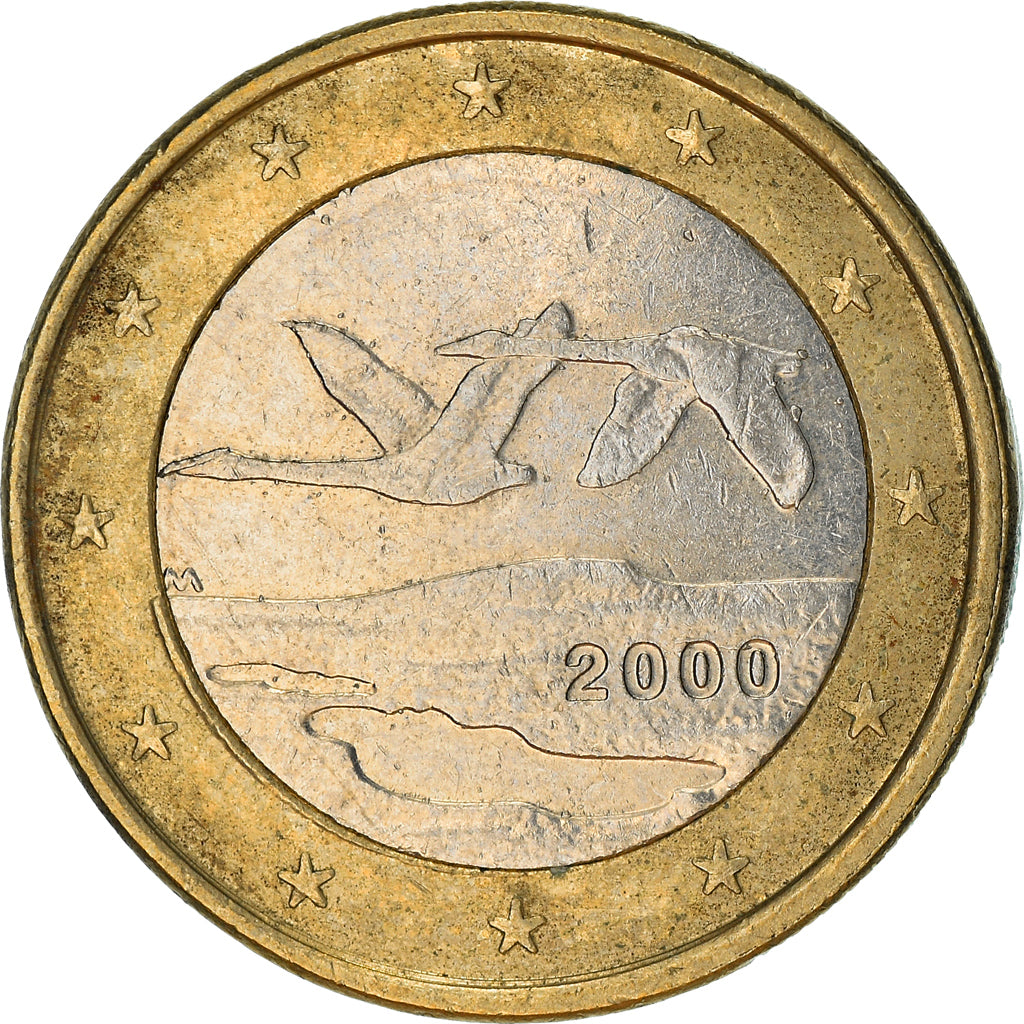 Finland, Euro, 2000, Vantaa, VF(30-35), Bi-Metallic, KM:104