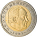 Mónaco, 2 Euro, 2001, Paris, MS(63), Bimetálico, KM:186