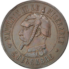 Francia, 10 Centimes, 1870, BB, Bronzo