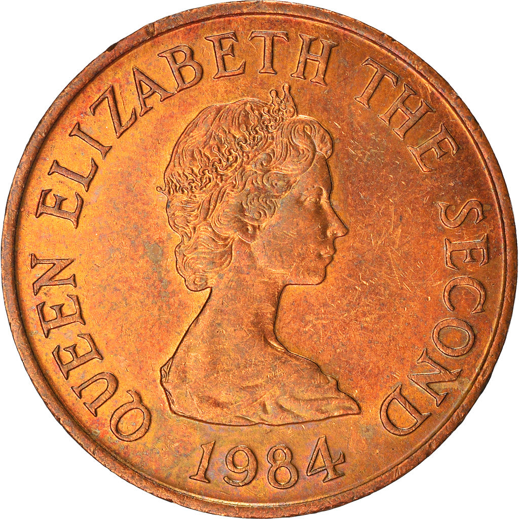 Coin, Jersey, Penny, 1984, EF(40-45), Bronze, KM:54
