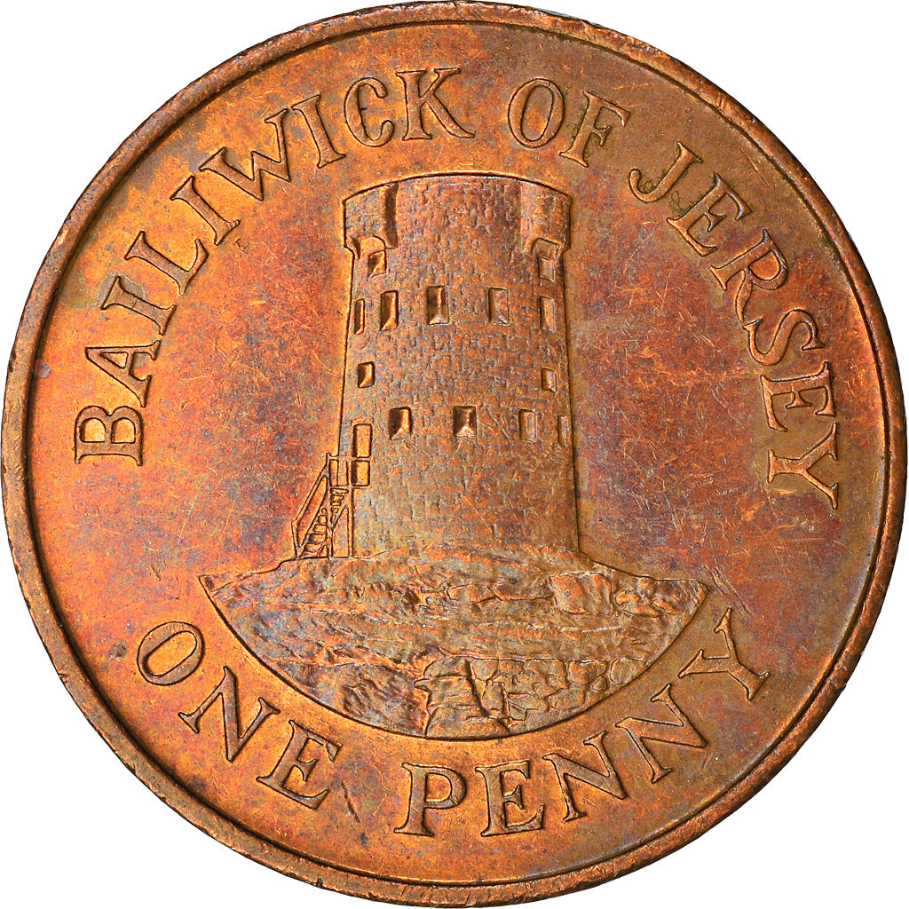 Coin, Jersey, Penny, 1984, EF(40-45), Bronze, KM:54