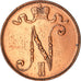 Moneta, Finlandia, 5 Pennia, 1914, BB, Rame, KM:15