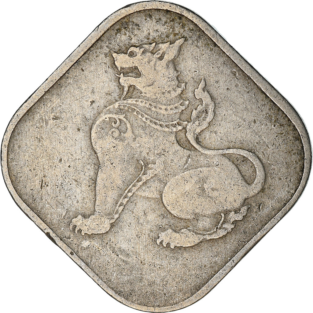 Moneta, Myanmar, 10 Pyas, 1965, BB, Rame-nichel, KM:34