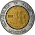 Moneta, San Marino, 500 Lire, 1991, Rome, AU(55-58), Bimetaliczny, KM:269