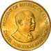 Moneda, Kenia, 10 Cents, 1989, British Royal Mint, MBC+, Níquel - latón, KM:18
