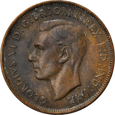 Moneta, Australia, George VI, Penny, 1944, BB, Bronzo, KM:36