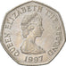 Moneda, Jersey, Elizabeth II, 50 Pence, 1997, MBC, Cobre - níquel, KM:58.2