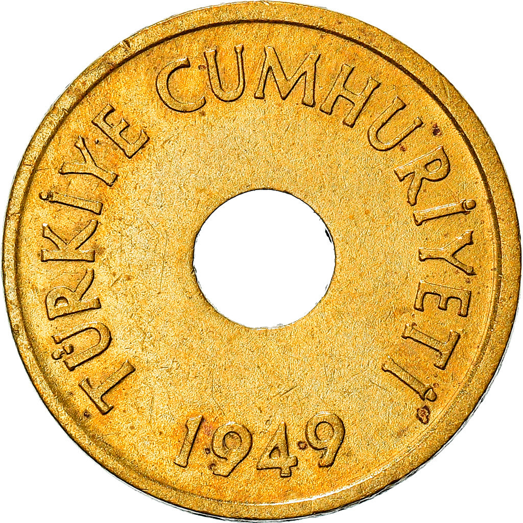 Münze, Türkei, Kurus, 1949, SS, laiton, KM:881