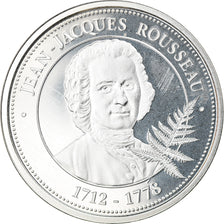 France, Médaille, Collection Panthéon, Jean-Jacques Rousseau, Littérature