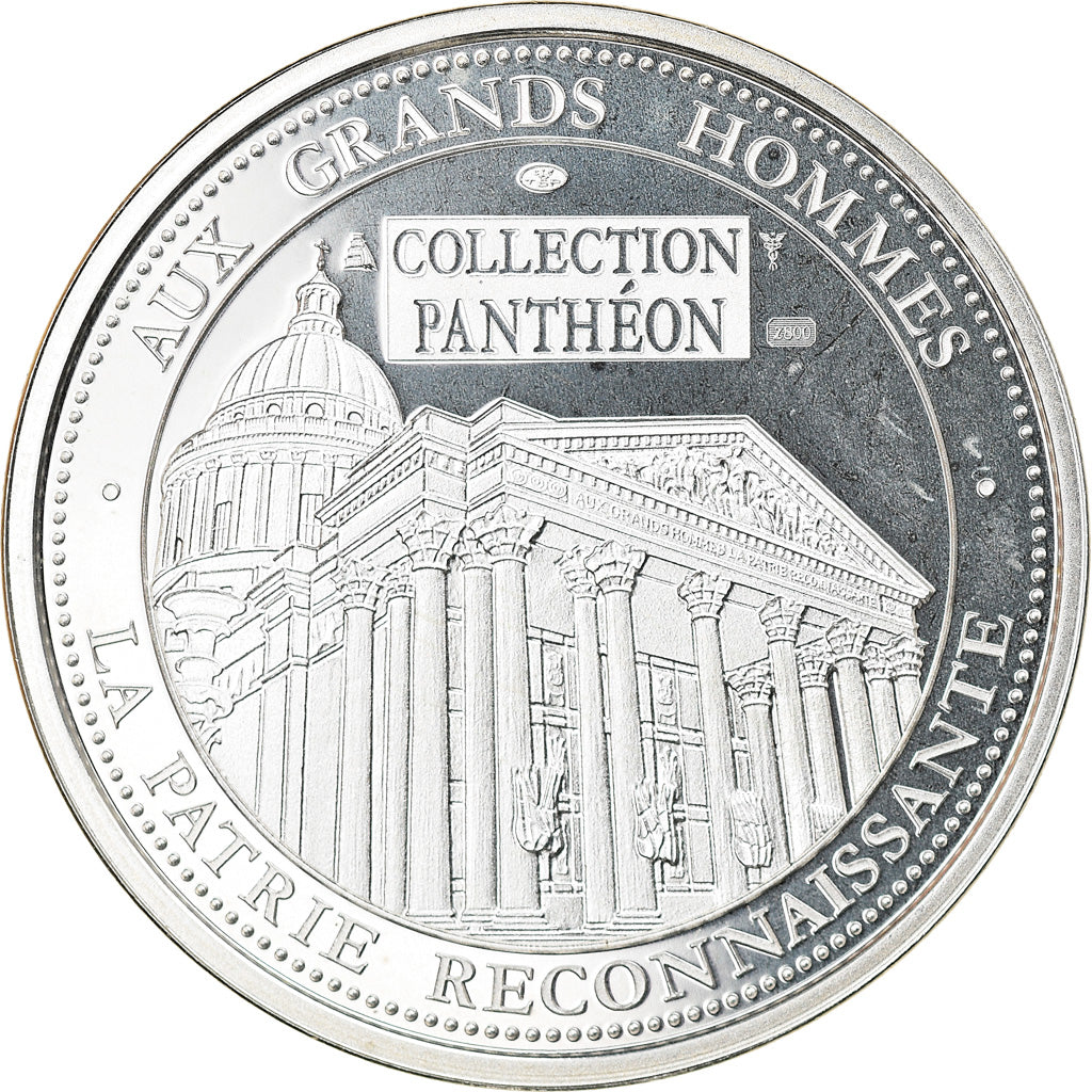 France, Médaille, Collection Panthéon, Jean-Jacques Rousseau, Littérature