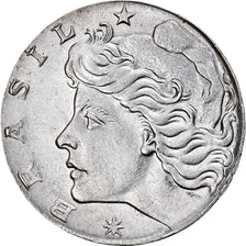 Monnaie, Brésil, 10 Centavos, 1974, planchet error, TTB+, Stainless Steel