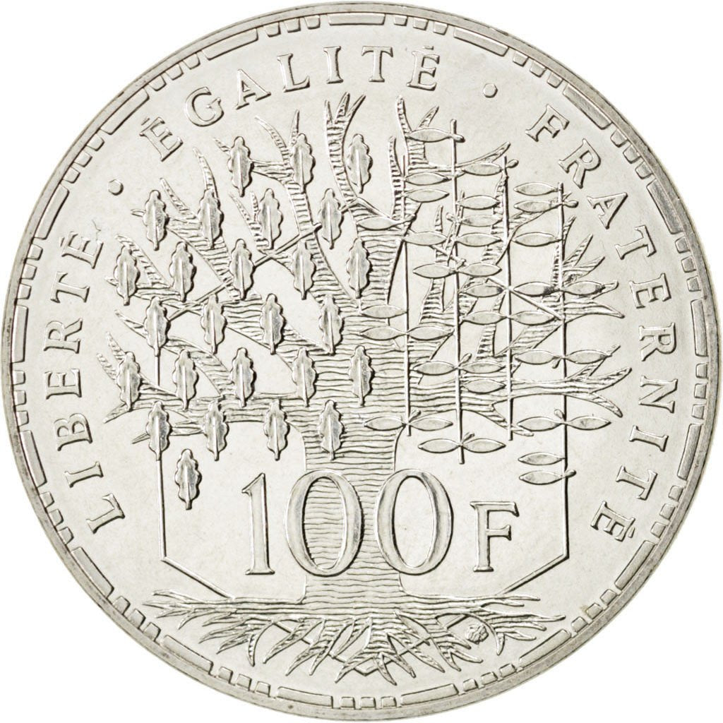 Vème République, 100 Francs Panthéon 1982, KM 951.1