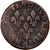 Moneda, Francia, Louis XIII, Double Tournois, 1643, BC, Cobre, CGKL:516