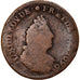 Coin, France, Louis XIV, Liard de France au buste âgé, troisième type, Liard