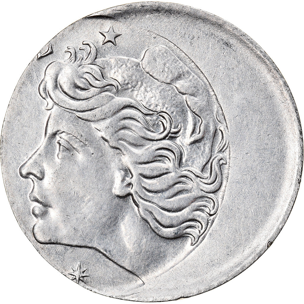 Munten, Brazilië, 5 Centavos, 1969, error off center strike, PR, Stainless