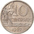 Monnaie, Brésil, 10 Centavos, 1967, error struck thru, TTB, Copper-nickel