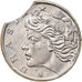 Moneda, Brasil, 10 Centavos, 1967, error clipped planchet, MBC, Cobre - níquel
